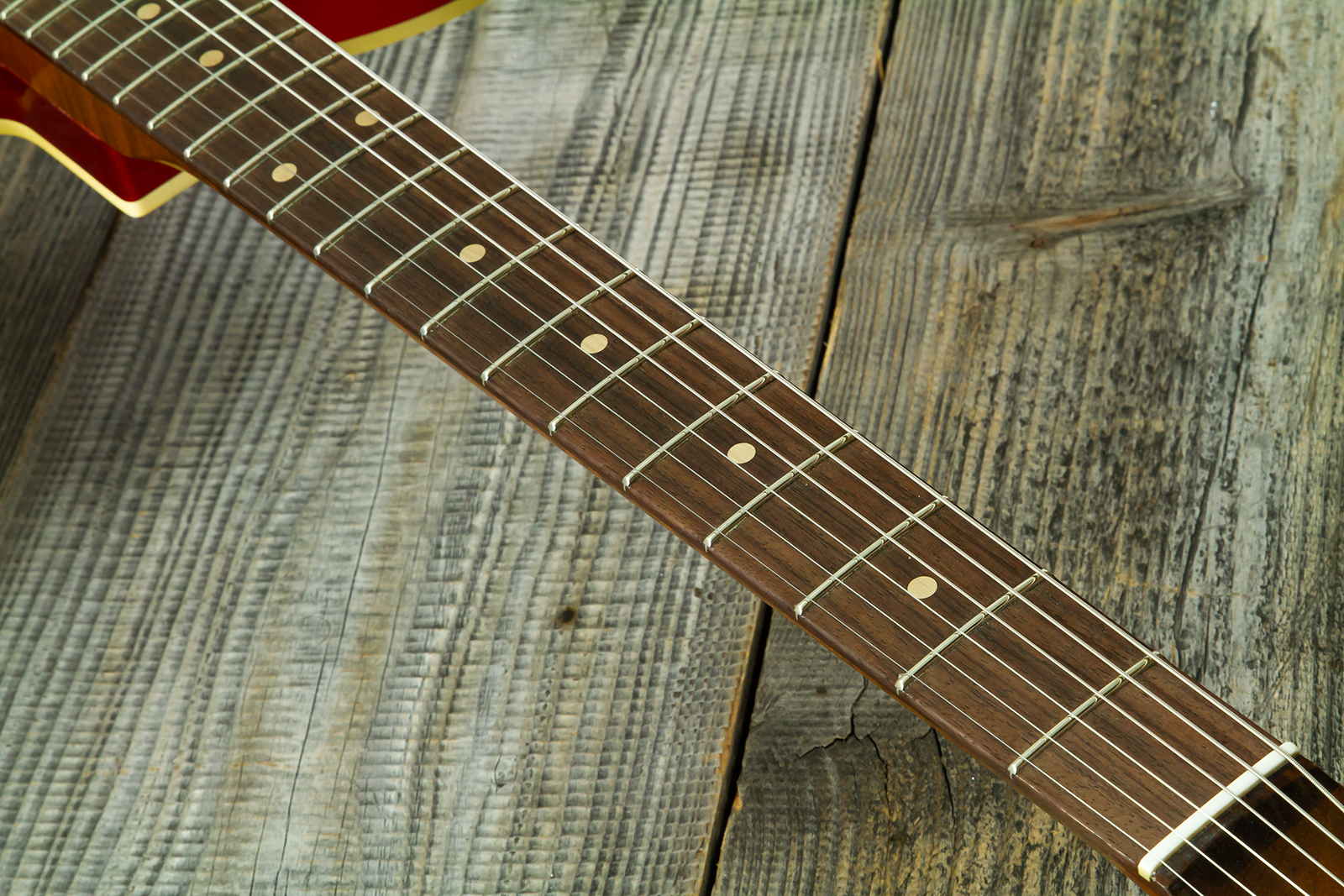 Fender Custom Shop Tele 1959 Vintage Custom 2s Ht Rw #r147953 - Journeyman Relic Candy Apple Red - Guitare Électrique Forme Tel - Variation 7