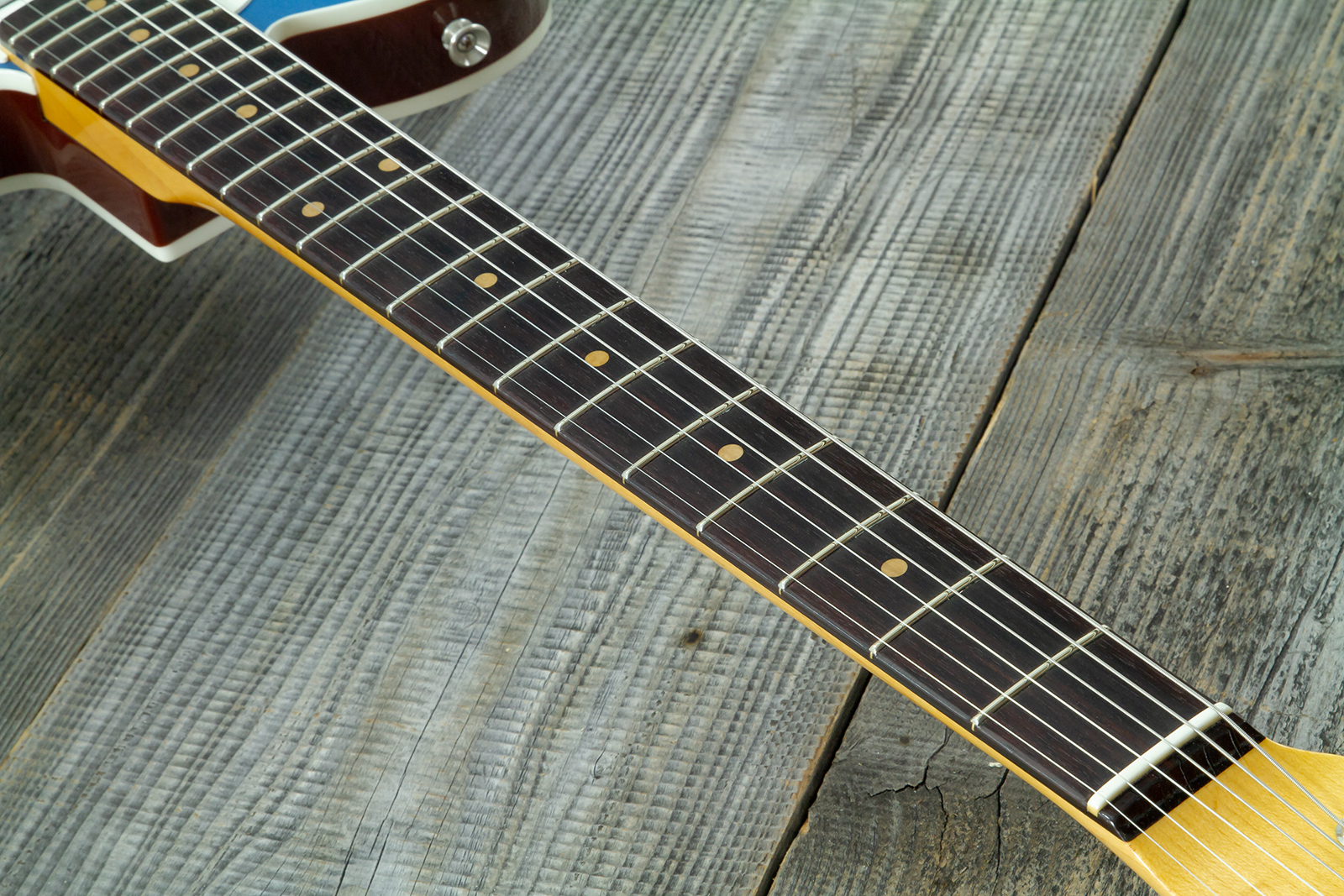 Fender Custom Shop Tele 1959 Vintage Custom 2s Ht Rw #r148052 - Time Capsule Lake Placid Blue - Guitare Électrique Forme Tel - Variation 6