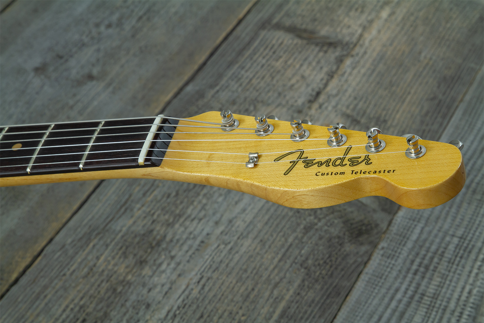 Fender Custom Shop Tele 1959 Vintage Custom 2s Ht Rw #r148052 - Time Capsule Lake Placid Blue - Guitare Électrique Forme Tel - Variation 7