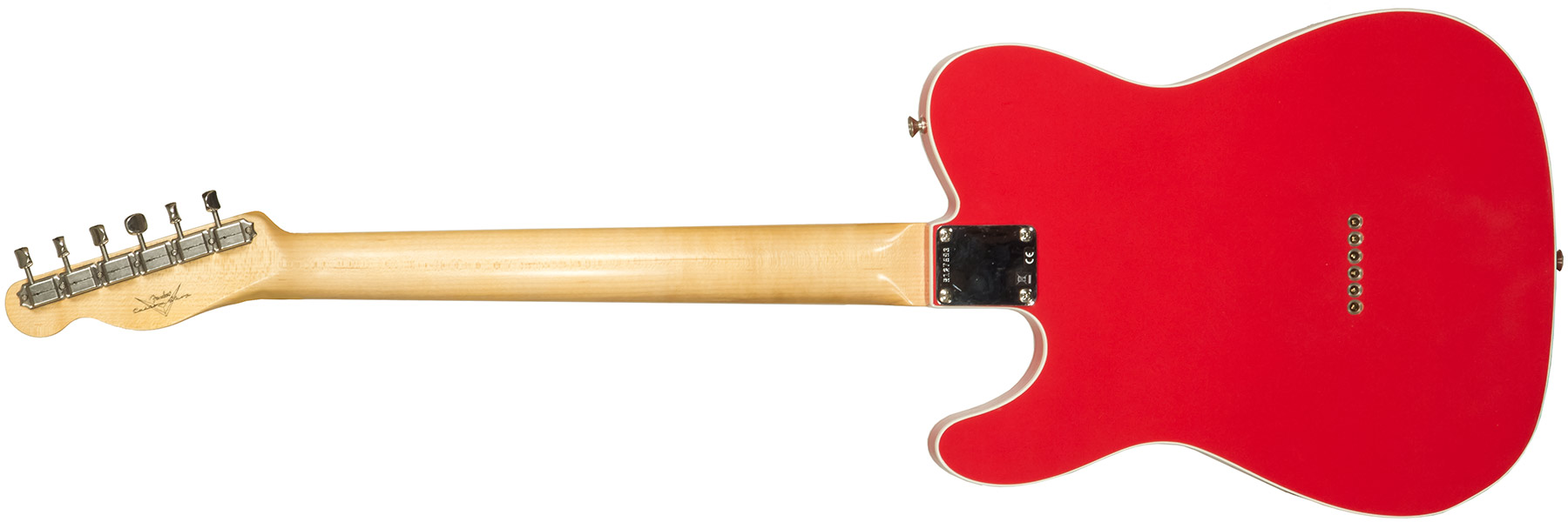 Fender Custom Shop Tele 1963 2s Ht Rw #r127693 - Closet Classic Fiesta Red - Guitare Électrique Forme Tel - Variation 1