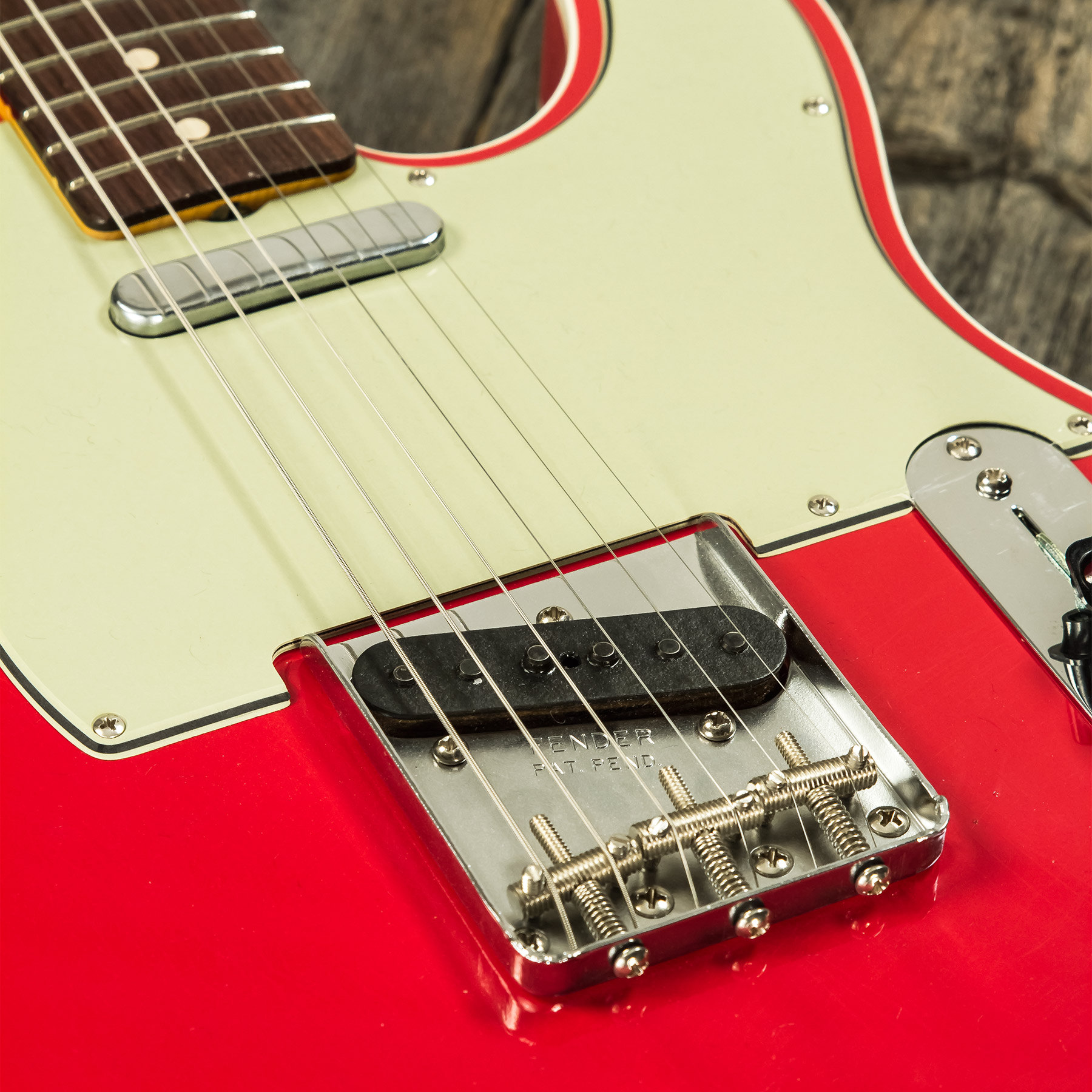 Fender Custom Shop Tele 1963 2s Ht Rw #r127693 - Closet Classic Fiesta Red - Guitare Électrique Forme Tel - Variation 5