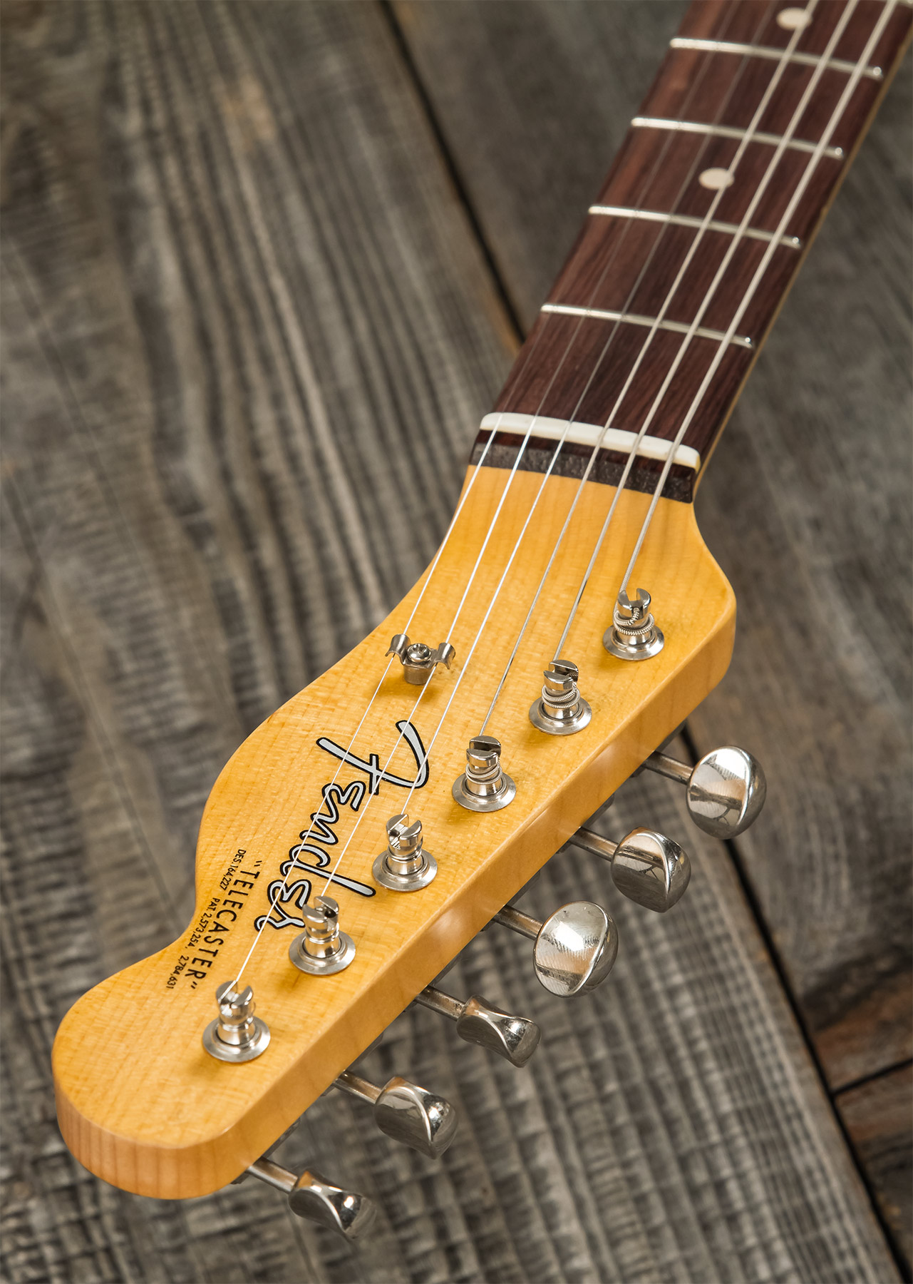 Fender Custom Shop Tele 1963 2s Ht Rw #r127693 - Closet Classic Fiesta Red - Guitare Électrique Forme Tel - Variation 8