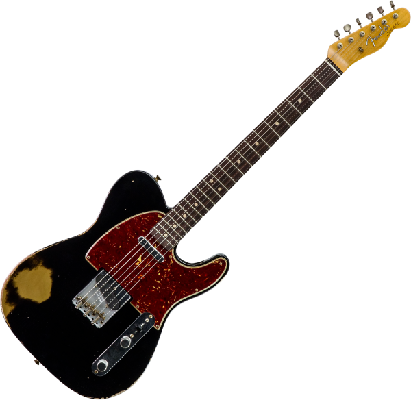 Fender Custom Shop 1963 Telecaster #R143447 - black over hle gold
