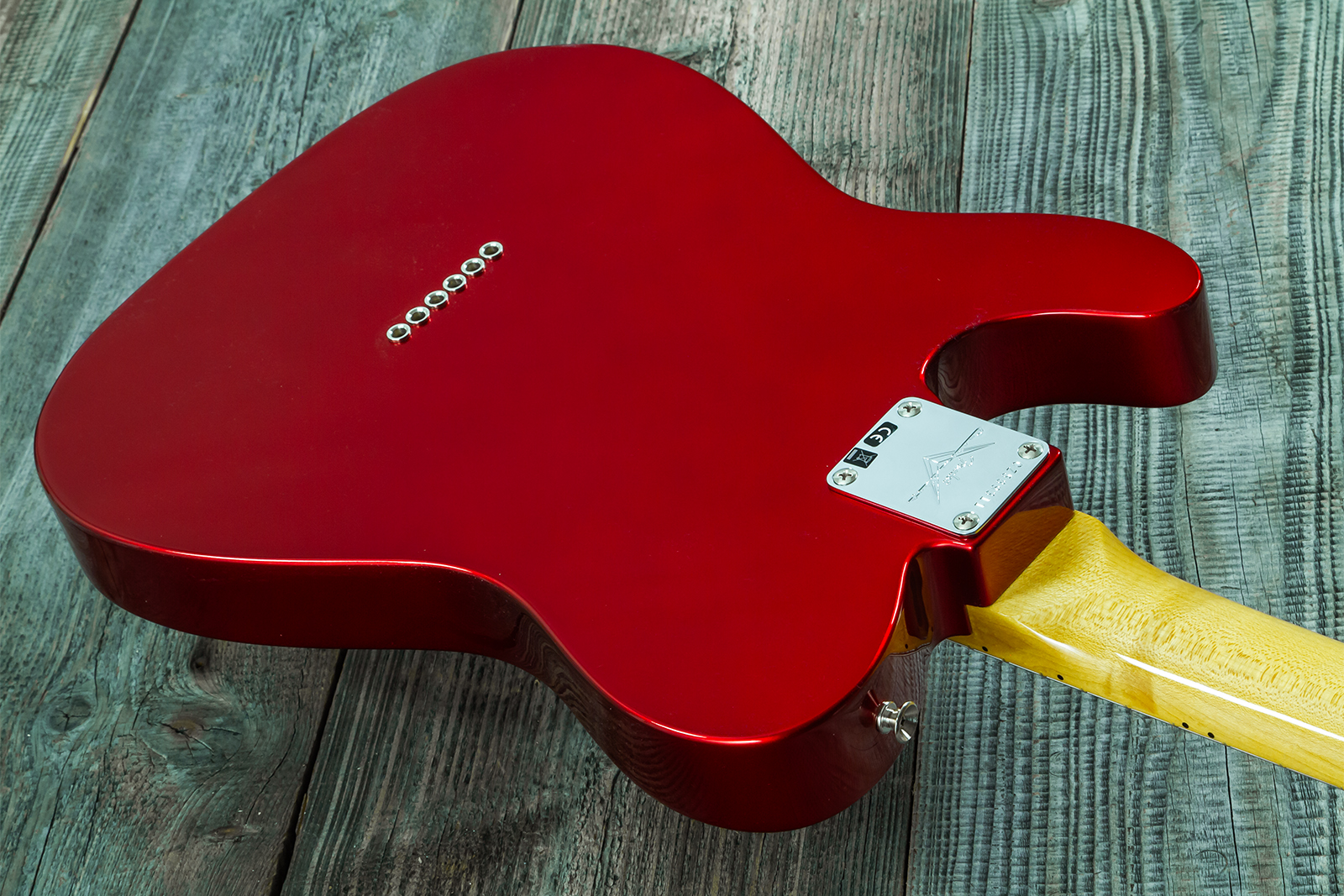 Fender Custom Shop Tele 1969 2s Ht Mn #cz589311 - Nos Candy Apple Red - Guitare Électrique Forme Tel - Variation 7
