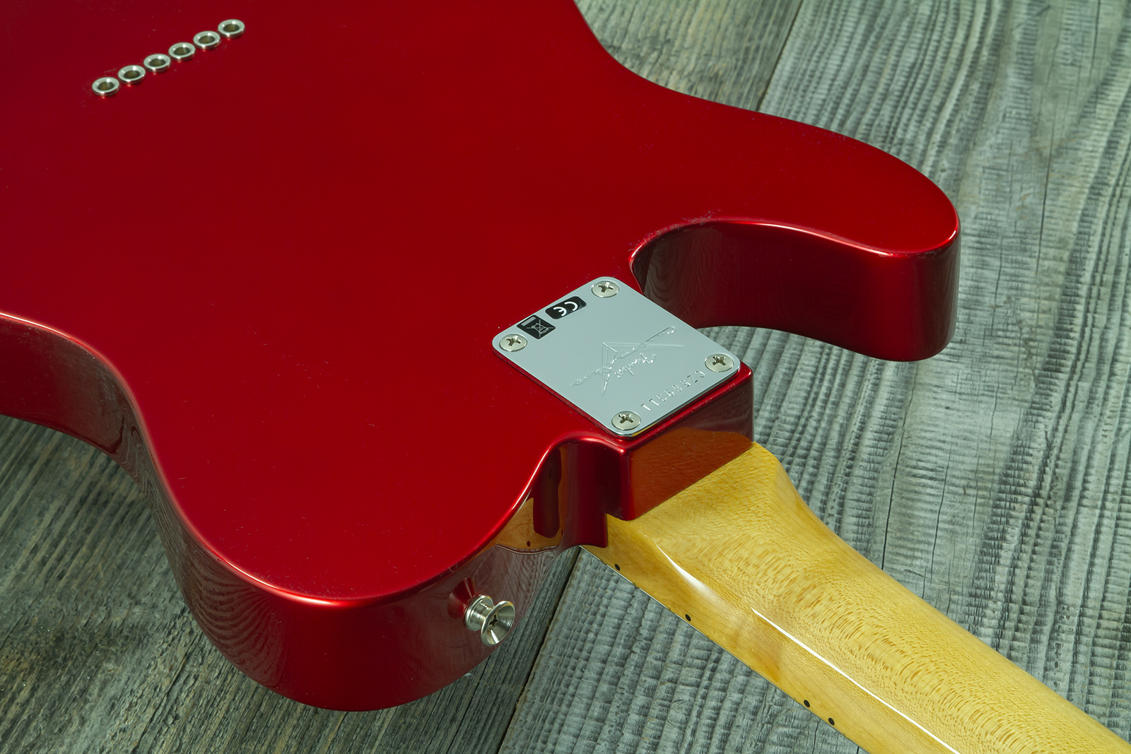 Fender Custom Shop Tele 1969 2s Ht Mn #cz589311 - Nos Candy Apple Red - Guitare Électrique Forme Tel - Variation 8