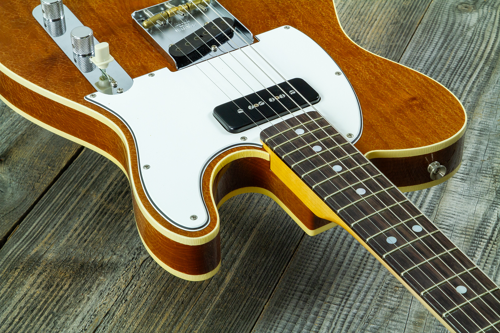 Fender Custom Shop Tele / Double Esquire Custom 2s Ht Rw #cz590971 - Closet Classic Aged Natural - Guitare Électrique Forme Tel - Variation 4