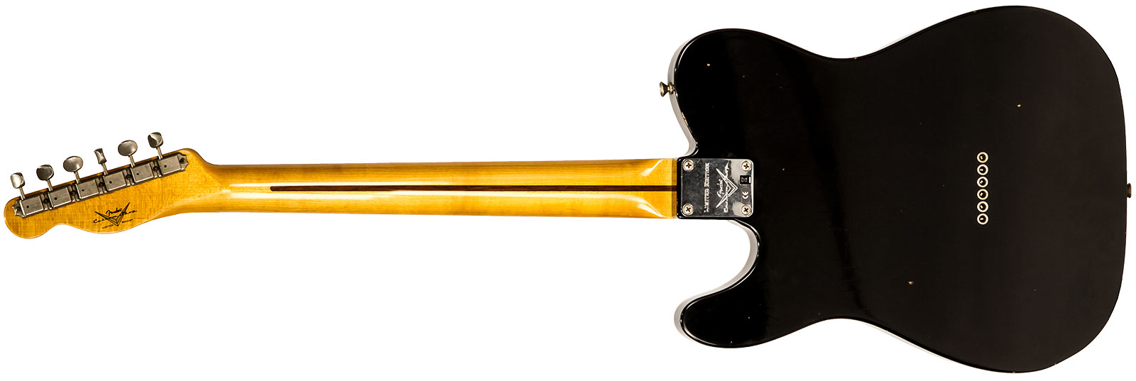 Fender Custom Shop Double Esquire/tele Custom 2s Ht Mn #r97434 - Journeyman Relic Aged Pink Paisley - Guitare Électrique 1/2 Caisse - Variation 1