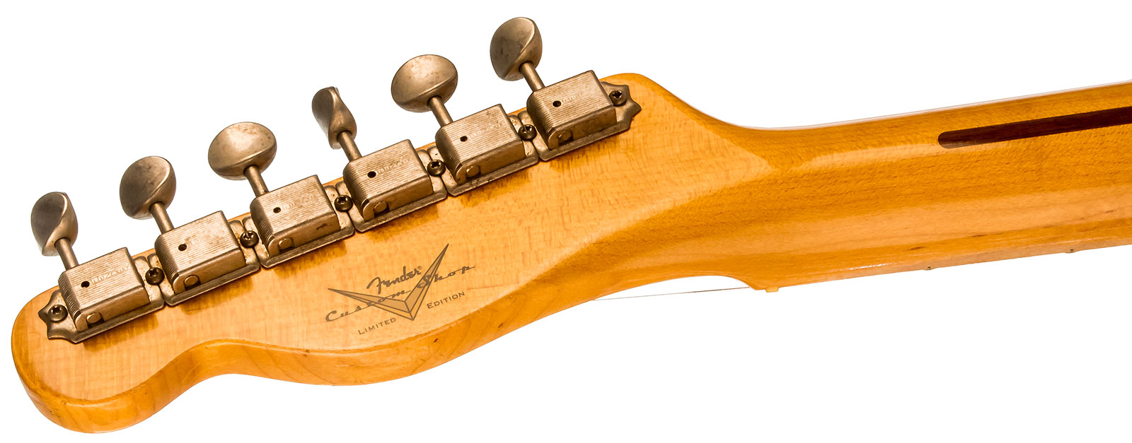 Fender Custom Shop Double Esquire/tele Custom 2s Ht Mn #r97434 - Journeyman Relic Aged Pink Paisley - Guitare Électrique 1/2 Caisse - Variation 6