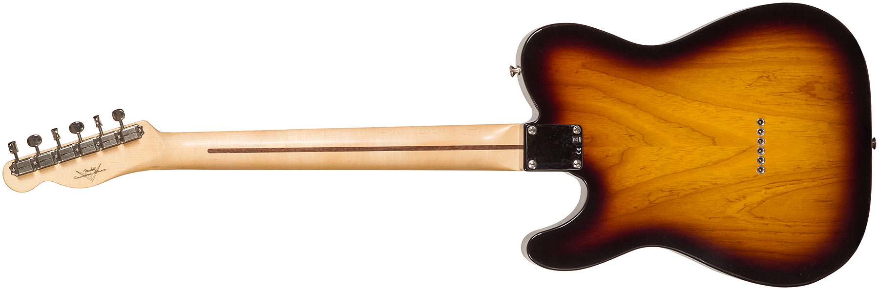 Fender Custom Shop Tele Thinline '50s 2s Ht Mn #r128616 - Closet Classic 2-color Sunburst - Guitare Électrique Forme Tel - Variation 1