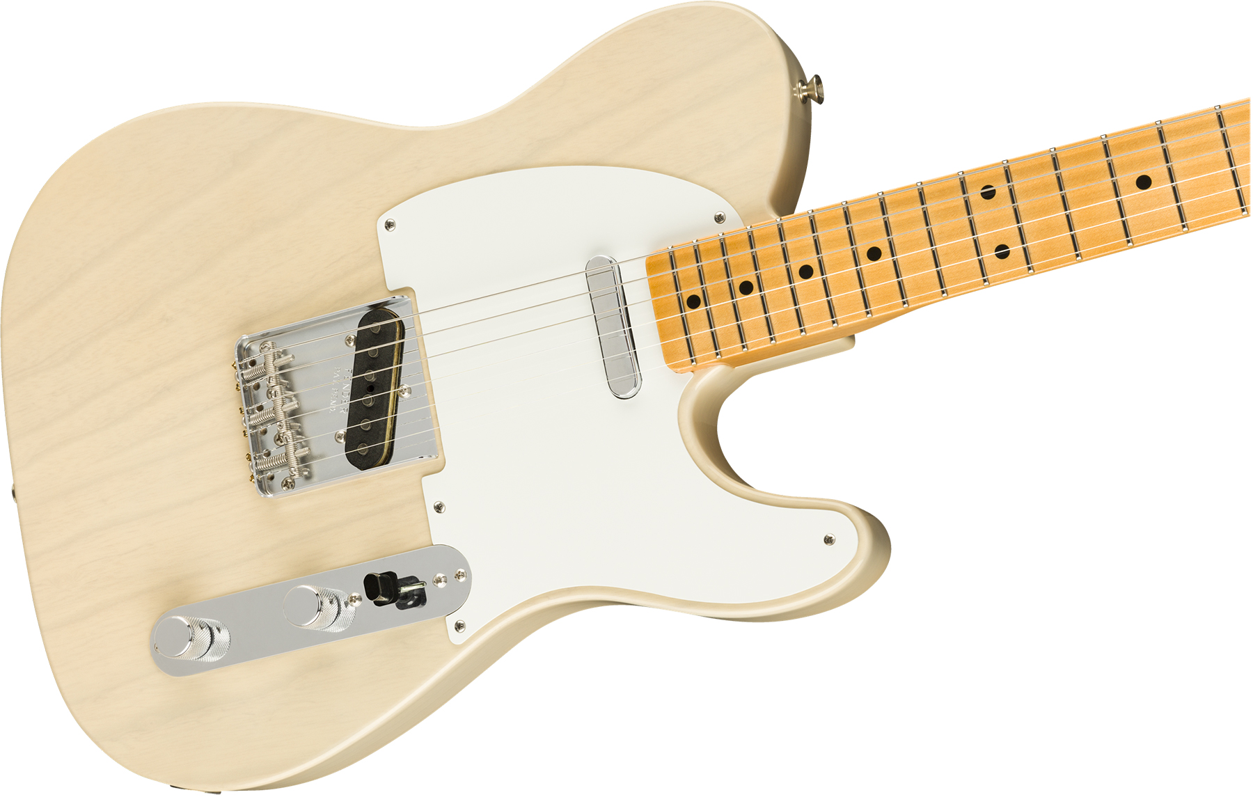 Fender Custom Shop Tele Vintage Custom 1958 Top Load Ltd Mn - Nos Aged White Blonde - Guitare Électrique Forme Tel - Variation 2