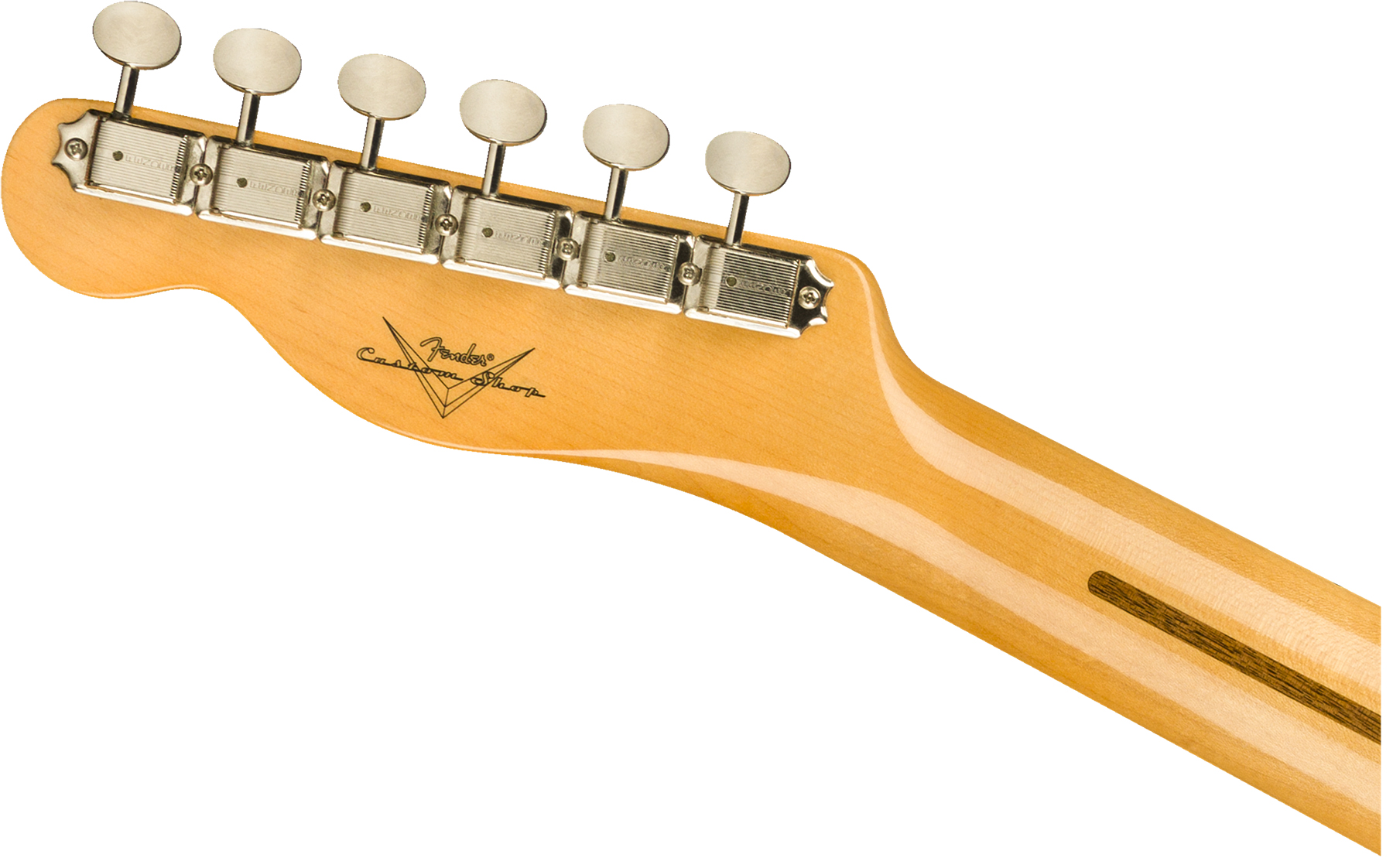Fender Custom Shop Tele Vintage Custom 1958 Top Load Ltd Mn - Nos Aged White Blonde - Guitare Électrique Forme Tel - Variation 3