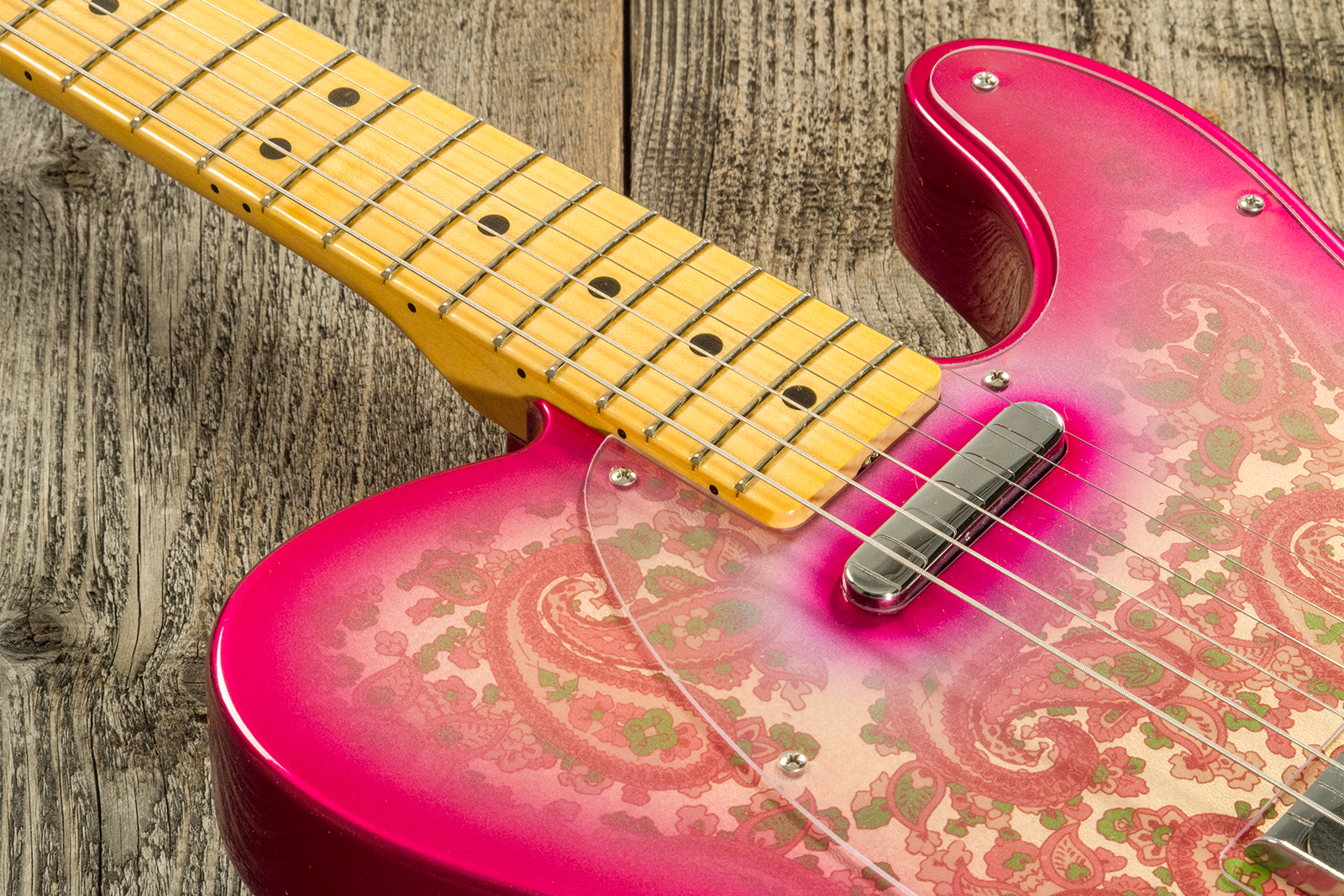 Fender Custom Shop Tele Vintage Custom 1968 2s Ht Mn #r126998 - Nos Pink Paisley - Guitare Électrique Forme Tel - Variation 3