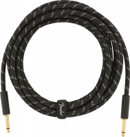 Deluxe Instrument Cable, 15ft, Straight/Straight - Black Tweed