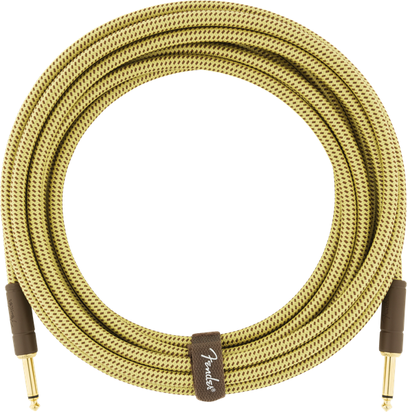 Fender Deluxe Instrument Cable Droit/droit 18.6ft Tweed - CÂble - Variation 1