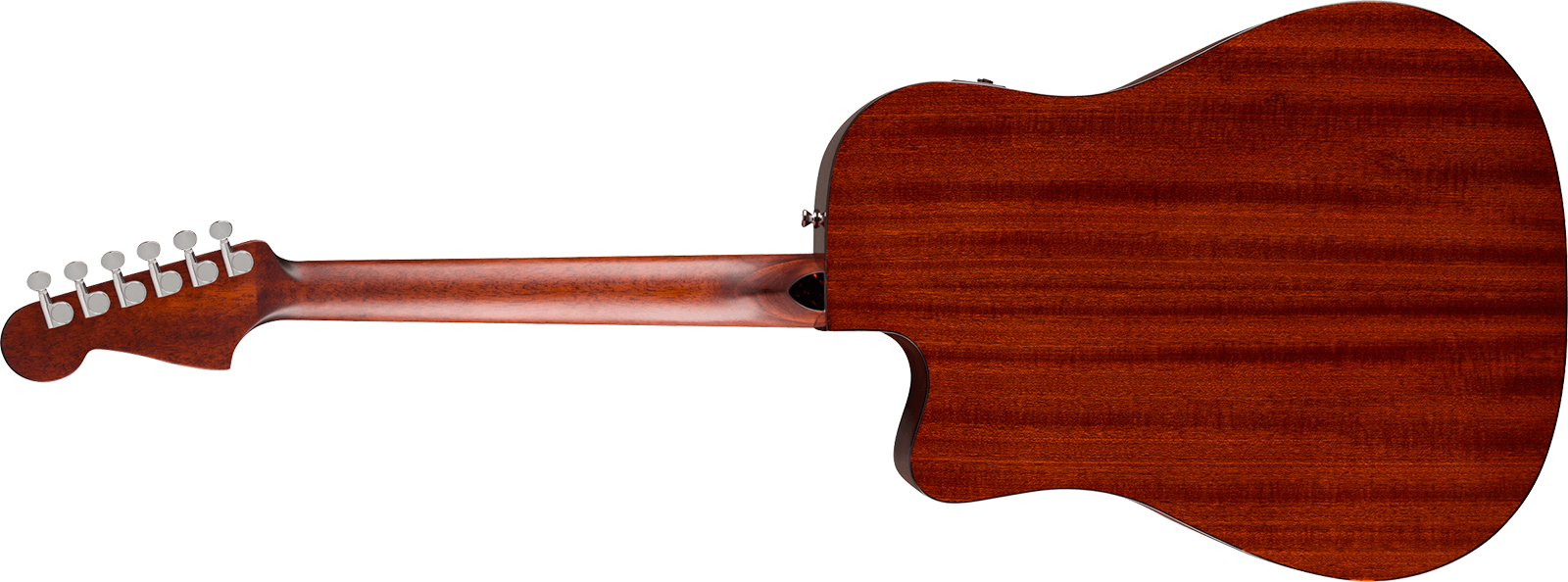 Fender Deluxe Redondo Ce California Dreadnought Cw Epicea Acajou Noy - Black - Guitare Folk - Variation 1