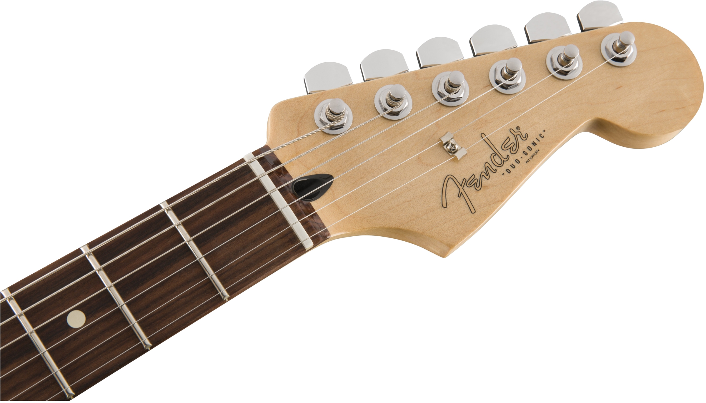 Fender Duo-sonic Hs Offset Mex Pf Diapason Court - Black - Guitare Électrique RÉtro Rock - Variation 3