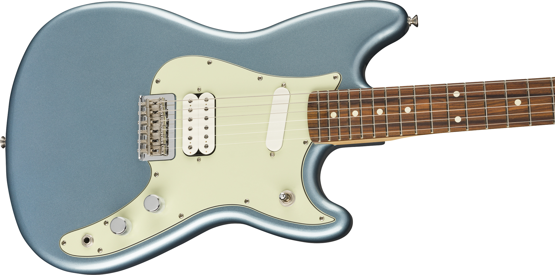 Fender Duo-sonic Player Hs Ht Pf - Ice Blue Metallic - Guitare Électrique RÉtro Rock - Variation 2