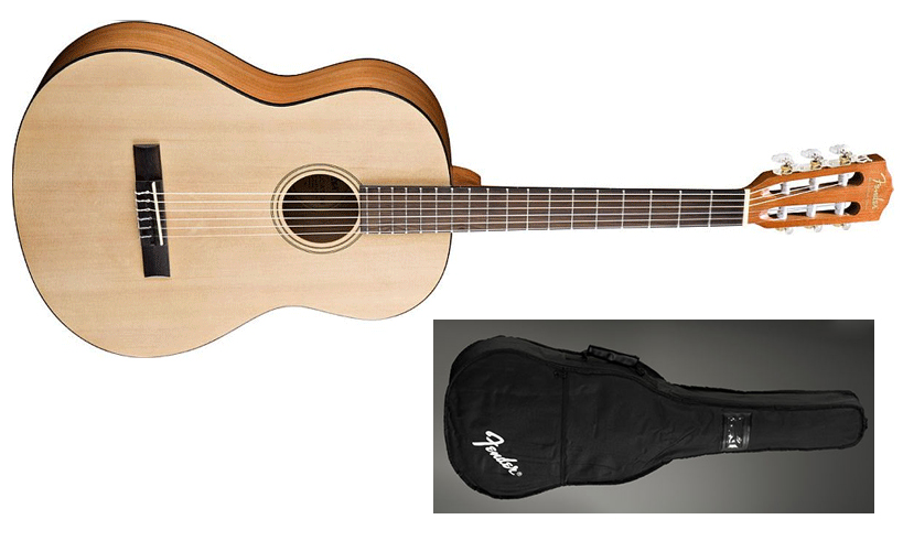 Fender Esc-80 Educational Serie 3/4 - Natural Satin - Guitare Classique Format 3/4 - Variation 1