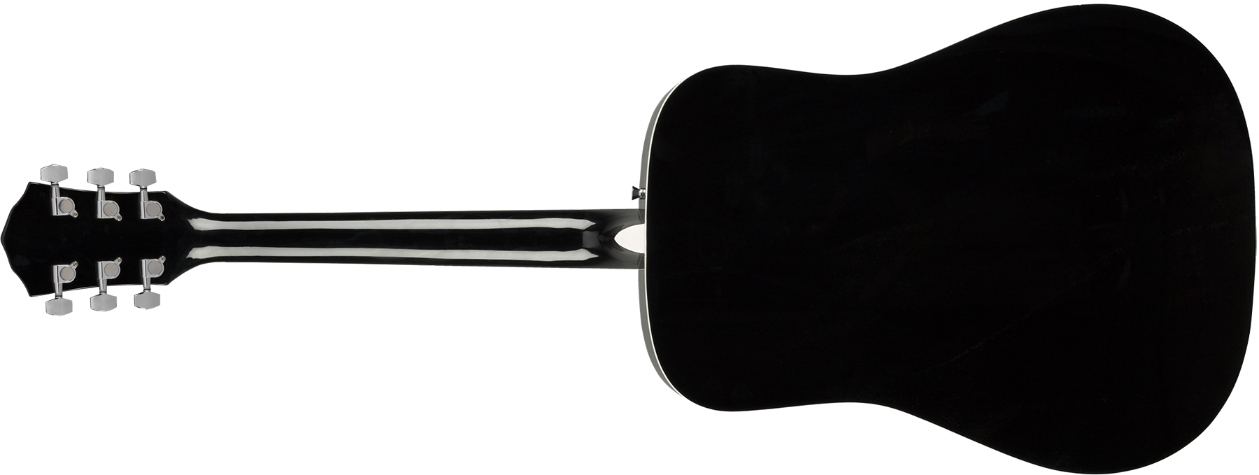 Fender Fa-125 Dreadnought 2020 Epicea Acajou Wal - Black - Guitare Acoustique - Variation 1