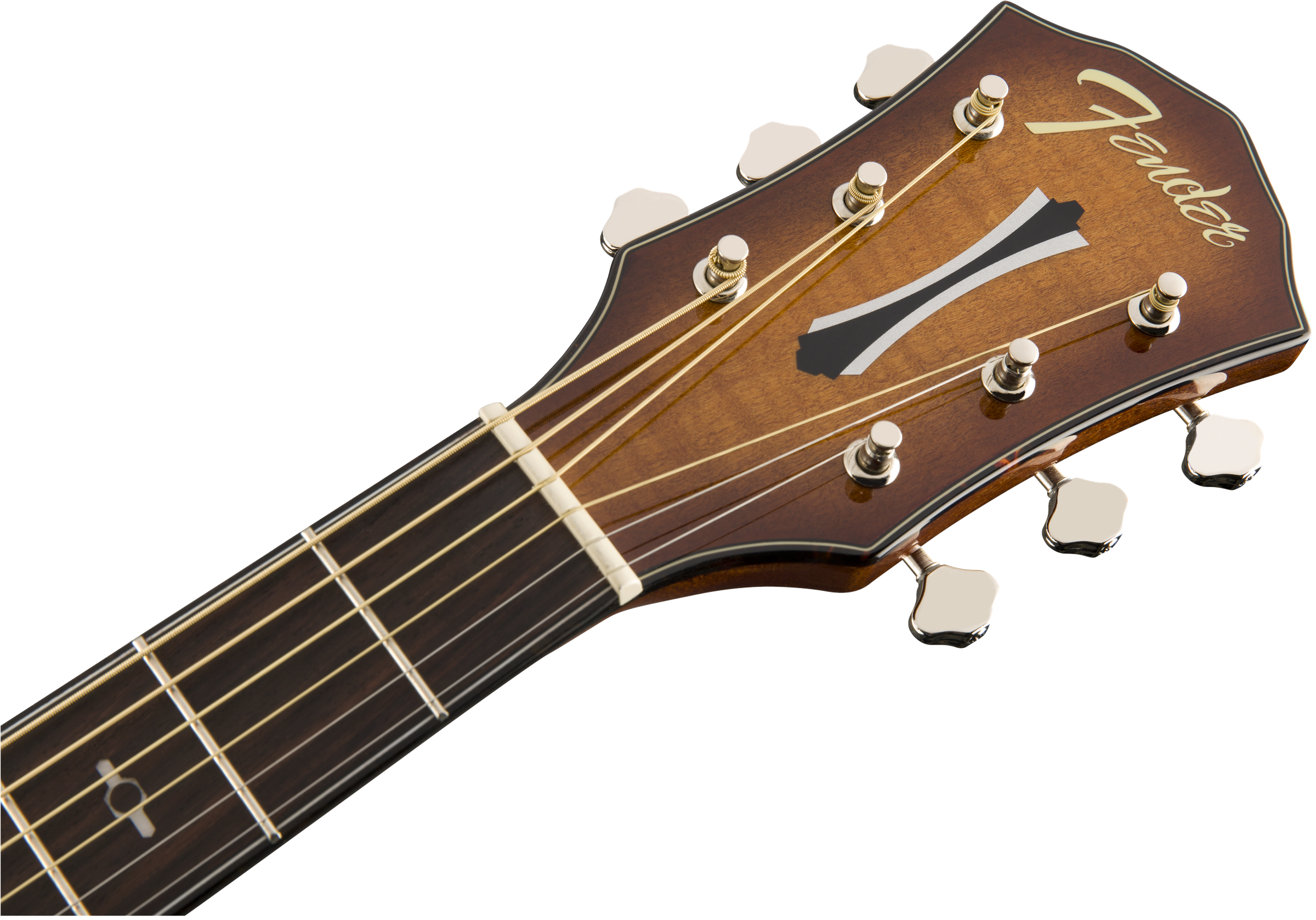 Fender Fa-345ce Alternative Auditorium Cw Erable Lacewood Lau - 3-tone Tea Burst - Guitare Electro Acoustique - Variation 3