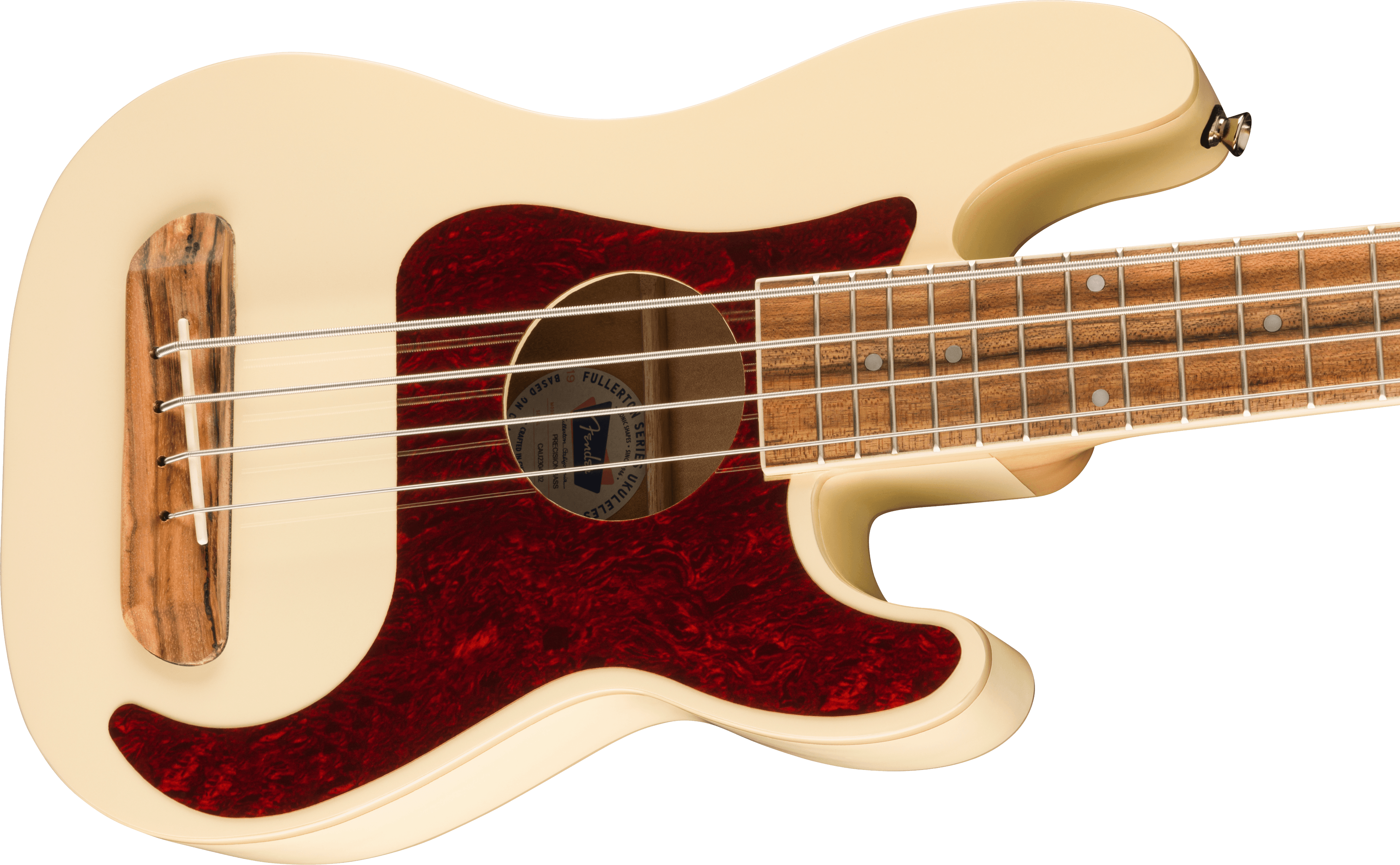 Fender Fullerton Precision Uke Concert Cw Epicea Okoume Noy - Olympic White - UkulÉlÉ - Variation 2