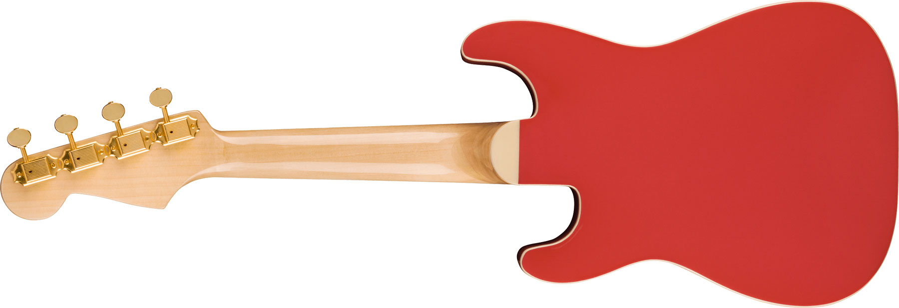 Fender Fullerton Strat Uke Fsr Ltd Concert Cw Epicea Acajou Noy - Fiesta Red - UkulÉlÉ - Variation 1