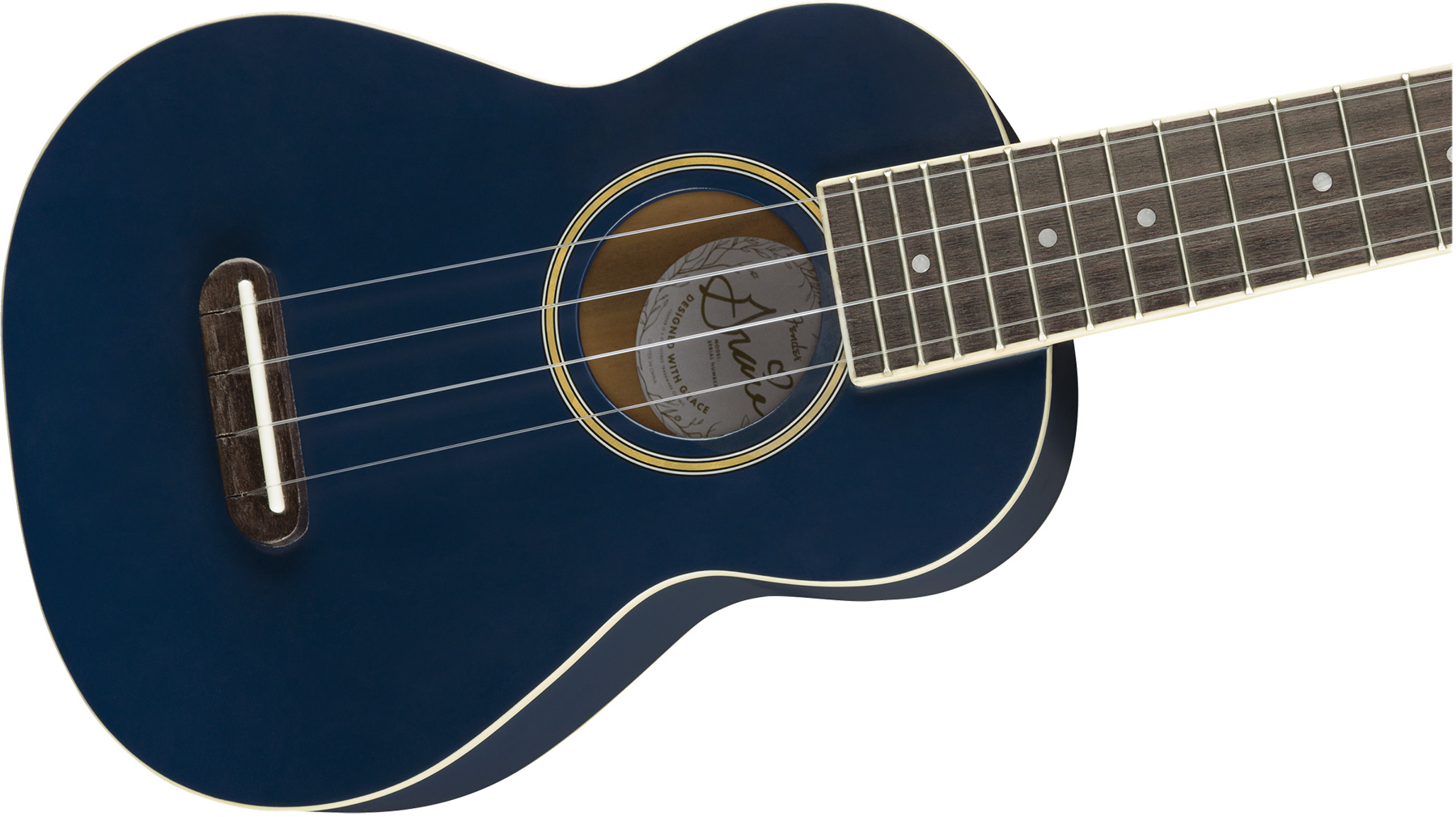 Fender Grace Vanderwaal Moonlight Soprano Uke Tout Acajou Noy - Navy - UkulÉlÉ - Variation 2