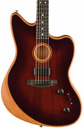 American Acoustasonic Jazzmaster All-Mahogany - bourbon burst