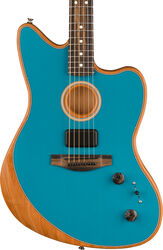 Guitare electro acoustique Fender American Acoustasonic Jazzmaster - Ocean turquoise