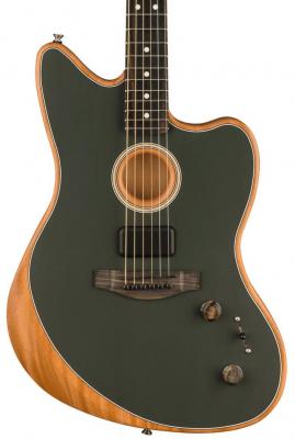 Guitare acoustique Fender American Acoustasonic Jazzmaster - Tungsten