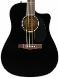 Guitare folk Fender CD-60SCE - Black
