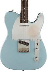 Guitare électrique forme tel Fender Chrissie Hynde Telecaster (MEX, RW) - Road worn faded ice blue metallic 
