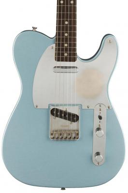 Guitare électrique solid body Fender Chrissie Hynde Telecaster (MEX, RW) - Road worn faded ice blue metallic 