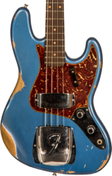 Basse électrique solid body Fender Custom Shop 1961 Jazz Bass #CZ556667 - Heavy relic lake placid blue