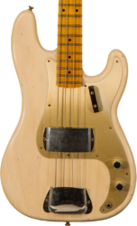 Basse électrique solid body Fender Custom Shop 1957 Precision Bass #CZ547529 - Journeyman relic white blonde