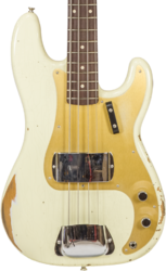 Basse électrique solid body Fender Custom Shop 1960 Precision Bass #R130966 - Closet classic vintage white