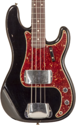 Basse électrique solid body Fender Custom Shop 1962 Precision Bass #R133798 - Journey Man Relic Black