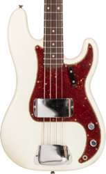Basse électrique solid body Fender Custom Shop 1963 Precision Bass #CZ572197 - Journeyman relic aged olympic white