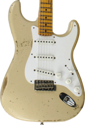 Guitare électrique forme str Fender Custom Shop 1954 Stratocaster 60th Anniversary - Heavy relic desert sand