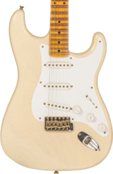 Guitare électrique forme str Fender Custom Shop 70th Anniversary 1954 Stratocaster #XN4159 - Journeyman relic vintage blonde