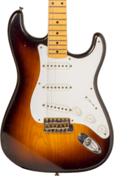 Guitare électrique forme str Fender Custom Shop 70th Anniversary 1954 Stratocaster Ltd #XN4199 - Journeyman Relic Wide-Fade 2-Color Sunburst