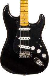 Guitare électrique forme str Fender Custom Shop 1955 Stratocaster #R127877 - Closet classic black