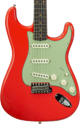 Guitare électrique forme str Fender Custom Shop Vintage Custom 1959 Stratocaster #R147785 - Time Capsule Fiesta Red