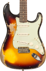 Custom Shop Bone Tone Stratocaster #CZ584251 - super heavy relic 3-color sunburst