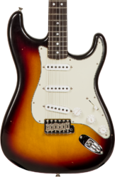 Guitare électrique forme str Fender Custom Shop 1964 Stratocaster #R114936 - Journeyman relic 3-color sunburst