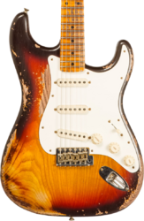 Custom Shop Red Hot Stratocaster #CZ580088 - Super Heavy Relic 3-Color Sunburst