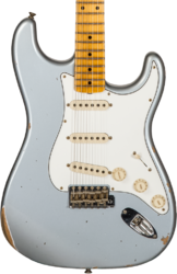 Guitare électrique forme str Fender Custom Shop Tomatillo Special Stratocaster #CZ571096 - Relic aged ice blue metallic