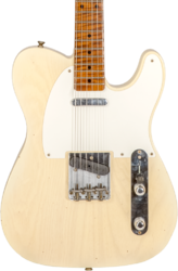 Guitare électrique forme tel Fender Custom Shop 1955 Telecaster #CZ573416 - Journeyman relic nocaster blonde