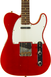 Guitare électrique forme tel Fender Custom Shop Vintage Custom 1960 Telecaster #R147953 - Journeyman Relic Candy Apple Red