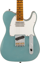 Guitare électrique forme tel Fender Custom Shop Postmodern Telecaster - Journeyman relic firemist silver